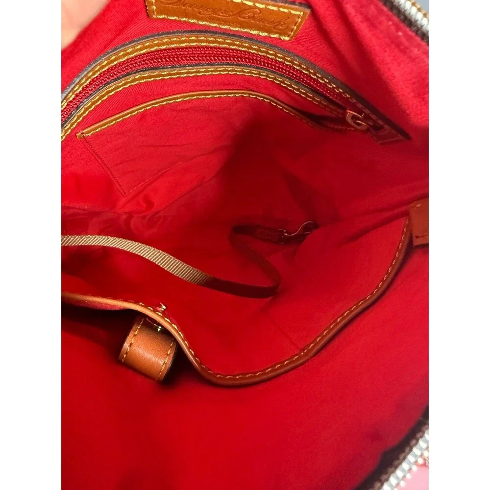 Genuine Dooney and Bourke Zip Crossbody Bag in Hot Pink MSRP $218.00 like new